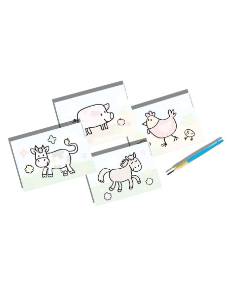 SA14455-MG,Set de Pictat cu Apa-Ferma Animalelor