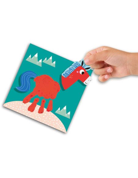 SA14443-MG,Set de Pictat cu Mana-Animale
