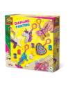 SA14702-MG,Set de Pictat si Lipit Diamante -Brelocuri din Lemn