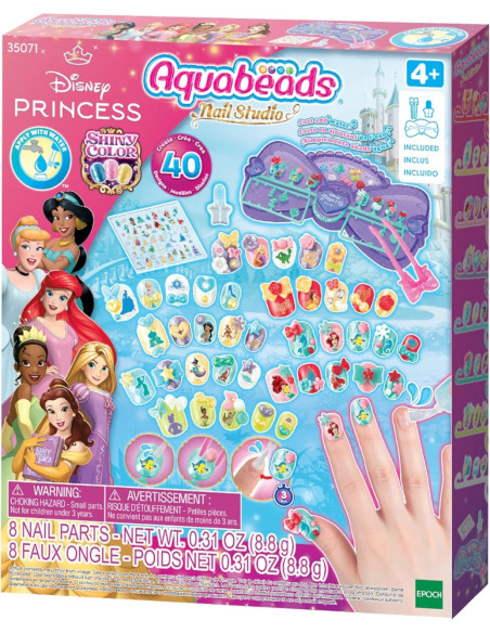 AB35006-MG,Set Margele Aquabeads - Stickere Pentru Unghii Printese Disney
