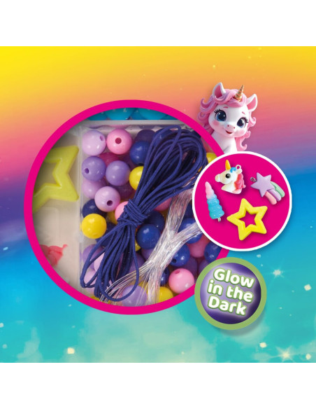 SA14773-MG,Set Margelute Pentru Bratari Stralucesc In Intuneric-Unicorni