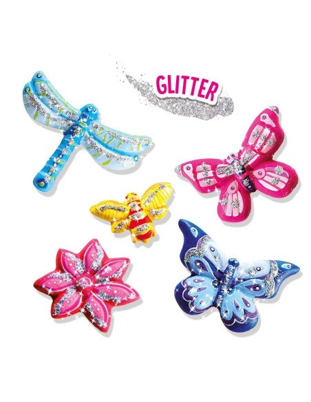 SA01131-MG,Set Mulaj si Pictura-Fluturi cu Sclipici