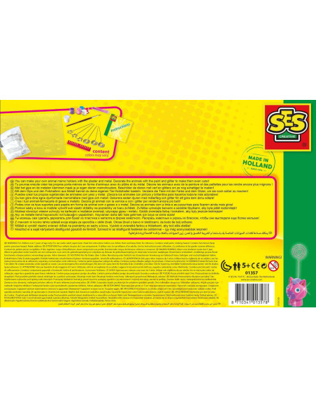 SA01357-MG,Set Mulaj si Pictura-Memo Holders Animale