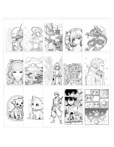 BK5439-MG,Studio Profesional De Colorat Manga