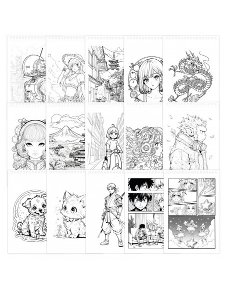 BK5439-MG,Studio Profesional De Colorat Manga
