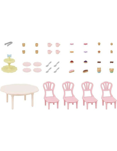 SF5742-MG,Sylvanian Families - Set Petrecere Cu Dulciuri