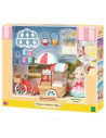 SF5653-MG,Sylvanian Families - Set Stand Tricicleta pentru Popcorn
