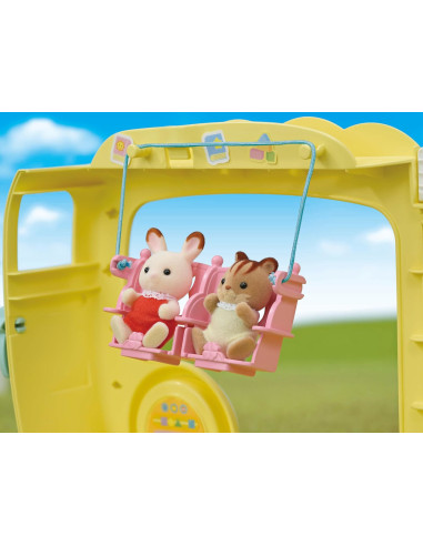 SF5744-MG,Sylvanian Families-Autobuz Curcubeu