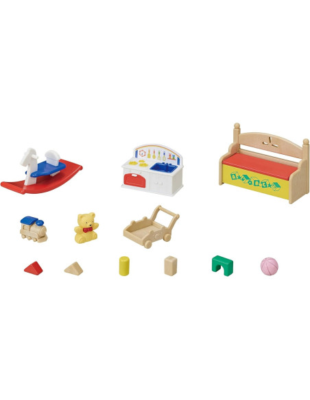 SF5709-MG,Sylvanian Families-Camera De Joaca Si 2 Figurine