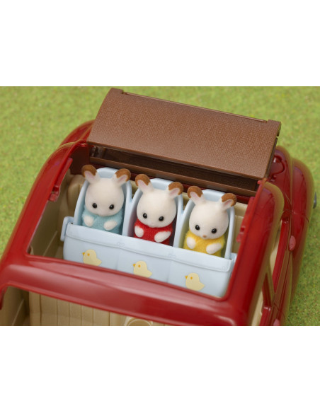 SF5533-MG,SYLVANIAN FAMILIES-CARUCIOR PENTRU IEPURASI TRIPLETI
