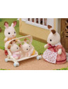 SF5533-MG,SYLVANIAN FAMILIES-CARUCIOR PENTRU IEPURASI TRIPLETI