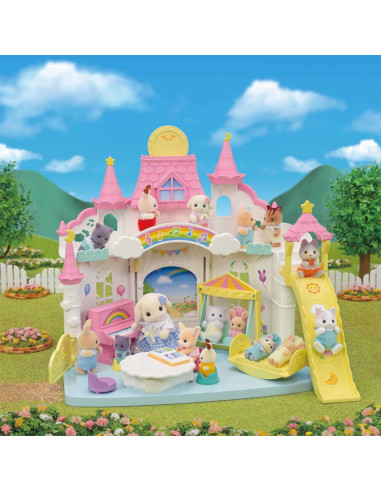 SF5743-MG,Sylvanian Families-Loc De Joaca Castel Culori Vesele
