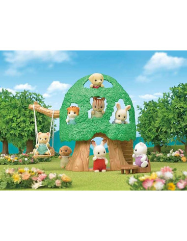 SF5318-MG,Sylvanian Families-Loc De Joaca Casuta Din Copac