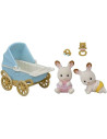 SF5432-MG,Sylvanian Families-Set Carucior Iepurasi Gemeni