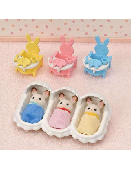 SF5532-MG,Sylvanian Families-Set De Ingrijire A Iepurasilor Tripleti