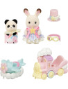SF5819-MG,SYLVANIAN FAMILIES-SET PARC DISTRACTIE AVION SI TRENULET