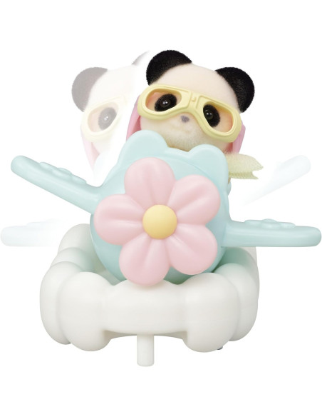 SF5819-MG,SYLVANIAN FAMILIES-SET PARC DISTRACTIE AVION SI TRENULET