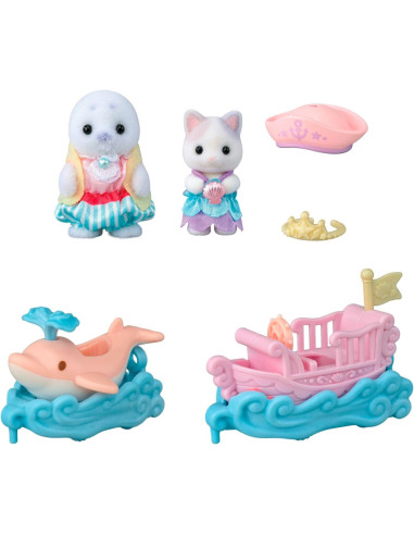 SF5820-MG,SYLVANIAN FAMILIES-SET PARC DISTRACTIE BALENA SI BARCA