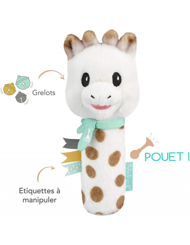 VU010333-MG,Zornaitoare Cu Piuitoare Girafa Sophie