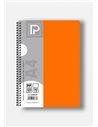 Caiet A4 cu spira Paperland, 120 file, 70g/mp, dictando, coperta plastic, Diverse culori