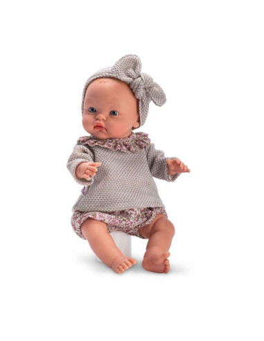 AS0527580-MG,Bebelus Alex cu Puloveras Gri 36cm