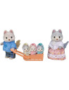 SF5636-MG,Figurine Sylvanian Families - Familia Catelusilor Husky
