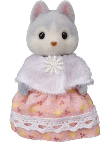 SF5636-MG,Figurine Sylvanian Families - Familia Catelusilor Husky