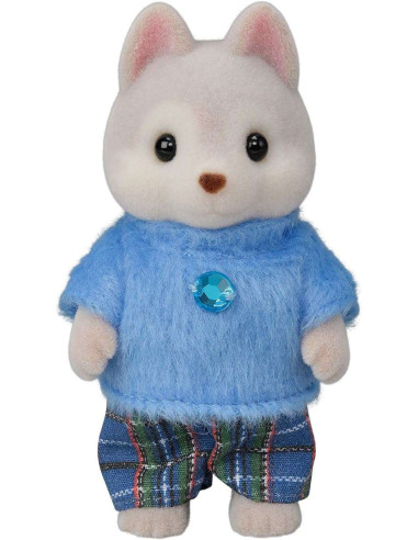 SF5636-MG,Figurine Sylvanian Families - Familia Catelusilor Husky