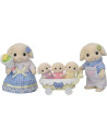 SF5735-MG,Figurine Sylvanian Families - Familia Iepurasilor Flora