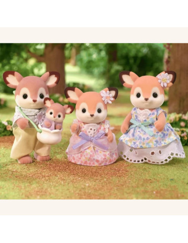 SF5799-MG,Figurine Sylvanian Families-Familia Caprioarelor