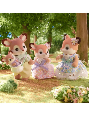 SF5799-MG,Figurine Sylvanian Families-Familia Caprioarelor