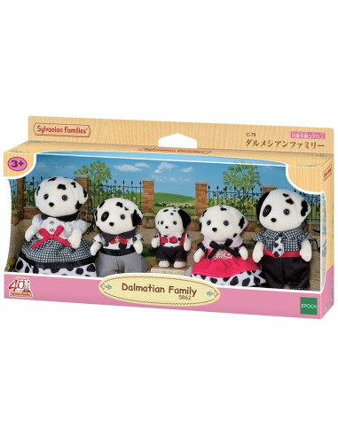 SF5862-MG,FIGURINE SYLVANIAN FAMILIES-FAMILIA DALMATIENILOR