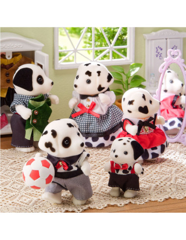 SF5862-MG,FIGURINE SYLVANIAN FAMILIES-FAMILIA DALMATIENILOR