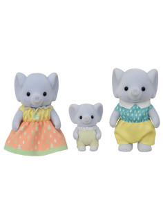 SF5771-MG,Figurine Sylvanian Families-Familia Elefanteilor Trio