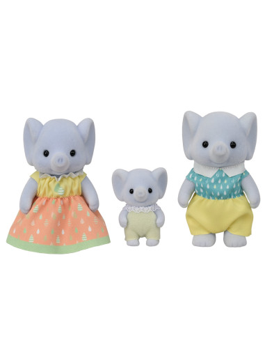 SF5771-MG,Figurine Sylvanian Families-Familia Elefanteilor Trio