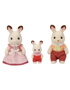 SF5768-MG,FIGURINE SYLVANIAN FAMILIES-FAMILIA IEPURASILOR CHOCOLATE TRIO