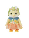 SF5860-MG,FIGURINE SYLVANIAN FAMILIES-FAMILIA PASARILOR CU PORTOCALE