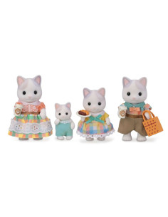 SF5738-MG,Figurine Sylvanian Families-Familia Pisicutelor Latte