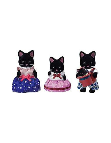 SF5530-MG,Figurine Sylvanian Families-Familia Pisicutelor Negre