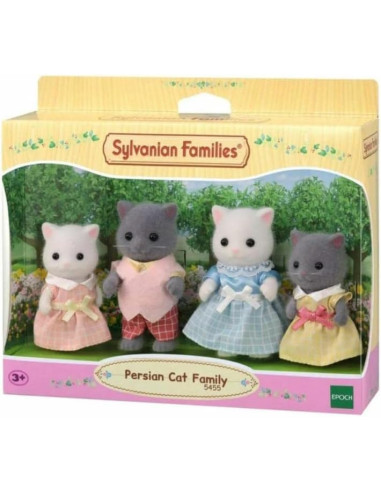 SF5455-MG,Figurine Sylvanian Families-Familia Pisicutelor Persane