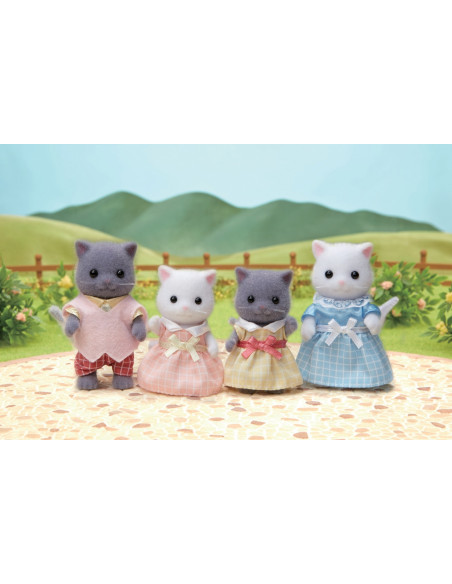 SF5455-MG,Figurine Sylvanian Families-Familia Pisicutelor Persane