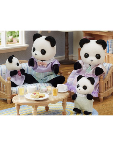SF5529-MG,Figurine Sylvanian Families-Familia Ursuletilor Panda