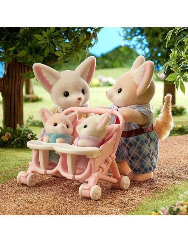 SF5696-MG,Figurine Sylvanian Families-Familia Vulpitelor Fennec