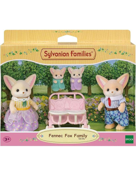 SF5696-MG,Figurine Sylvanian Families-Familia Vulpitelor Fennec
