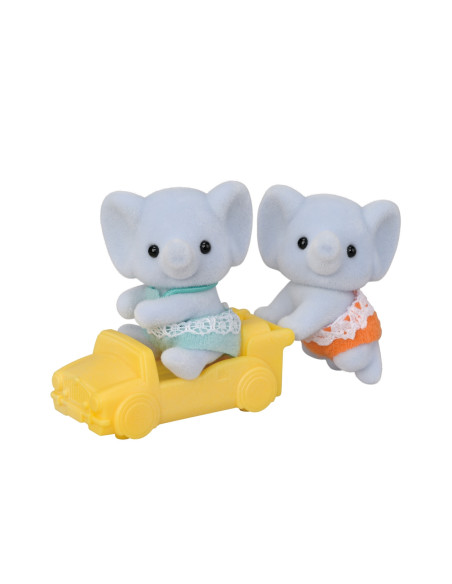 SF5774-MG,Figurine Sylvanian Families-Gemeni Elefantei