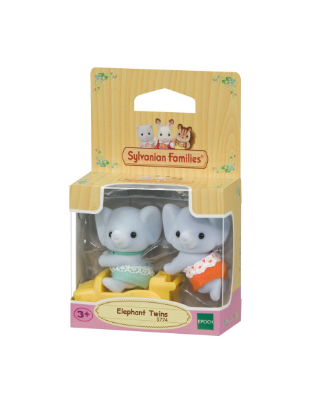SF5774-MG,Figurine Sylvanian Families-Gemeni Elefantei