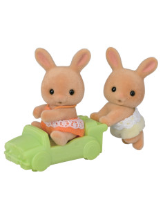 SF5772-MG,FIGURINE SYLVANIAN FAMILIES-GEMENI IEPURASI SUNNY