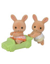 SF5772-MG,FIGURINE SYLVANIAN FAMILIES-GEMENI IEPURASI SUNNY