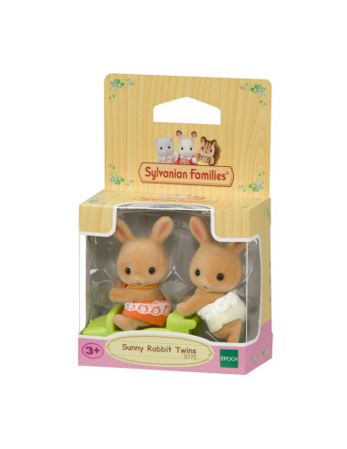 SF5772-MG,FIGURINE SYLVANIAN FAMILIES-GEMENI IEPURASI SUNNY