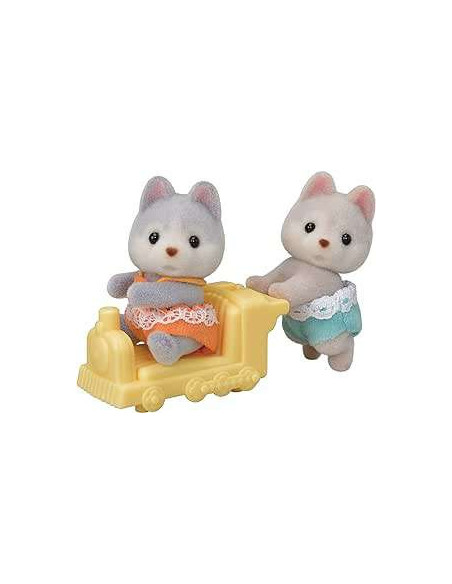 SF5638-MG,Figurine Sylvanian Families-Gemenii Catelusi Husky